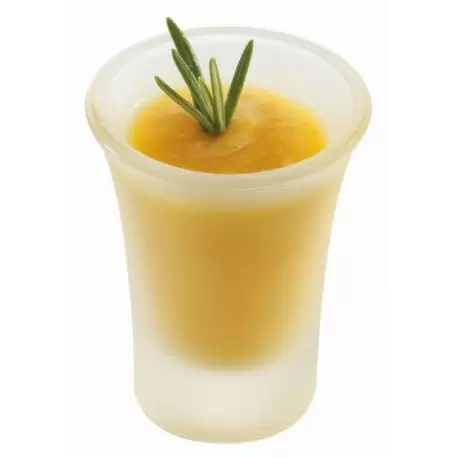 Pastry Chef's Boutique PS30650 - GLASS Frosted Glass Mini Dishes Mini glass frosted effect glass 1.4 oz Ø 1.8'' H 2.4''- 144p... Pastry Chef's Boutique PS30650 - GLASS Frosted Glass Mini Dishes Mini glass frosted effect glass 1.4 oz Ø 1.8'' H 2.4''- 144p...