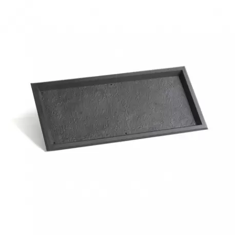 Pastry Chef's Boutique PS52503 - PS Plastic Slate Trays 11.5'' x 5.4'' x 0.4'' - 160pcs Plates and Trays Pastry Chef's Boutique PS52503 - PS Plastic Slate Trays 11.5'' x 5.4'' x 0.4'' - 160pcs Plates and Trays