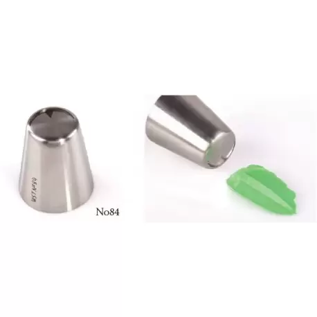 RUSS84 Russian Icing Decorating Nozzle Tips Stainless Steel- Foliage - No 84 Russian Pastry Tips RUSS84 Russian Icing Decorating Nozzle Tips Stainless Steel- Foliage - No 84 Russian Pastry Tips