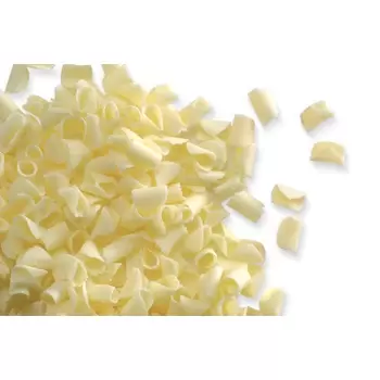 Belgian Chocolate Curls - Blossom Curls White -12Lbs