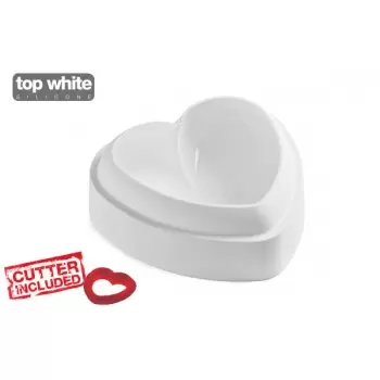 Silikomart Professional Silicone Mold Ti Amo - 170 x 164 h 63 mm - 1000ml