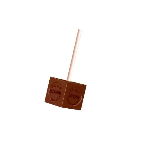 Chocolate World CW1686 Polycarbonate 100% Cacao Cubes Chocolate Mold - 47 x 33 x 23 mm - 20.5gr - 1x5 Cavity - Double Mold - ... Chocolate World CW1686 Polycarbonate 100% Cacao Cubes Chocolate Mold - 47 x 33 x 23 mm - 20.5gr - 1x5 Cavity - Double Mold - ...