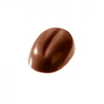 Polycarbonate Coffee Bean Chocolate Mold - 17 x 12 x 5 mm - 1gr - 8x13 Cavity - 275x135x24mm