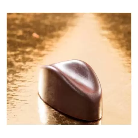 Polycarbonate Oval by Norman Love Chocolate Mold - 39 x 18 x 16.5 mm - 8gr - 3x8 Cavity - 275x135x24mm - Chocolate World