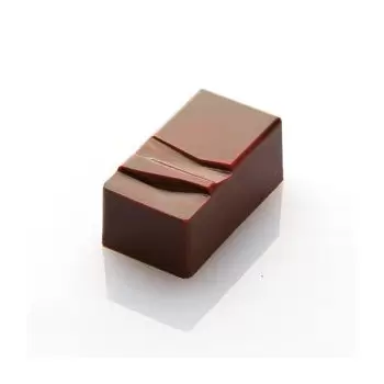 Polycarbonate Chocolate Mold Rectangle 31,5x17,5x14 mm -9 gr - 3x8 cav - 135x275x24mm