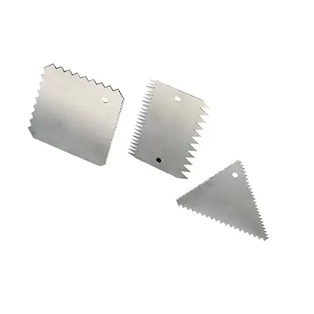 Martellato INOX 3 Stainless Steel Decorating Combs Scrapers - 3pcs Ruler and Pastry Combs Martellato INOX 3 Stainless Steel Decorating Combs Scrapers - 3pcs Ruler and Pastry Combs