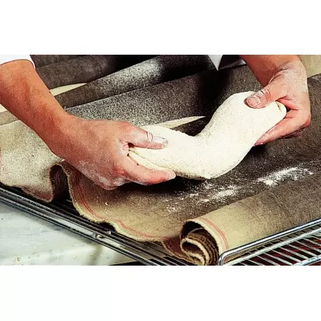 Matfer Bourgeat Dough Fermentation Cloth - 100% Natural Linen - 21 7/8 Yard Roll.