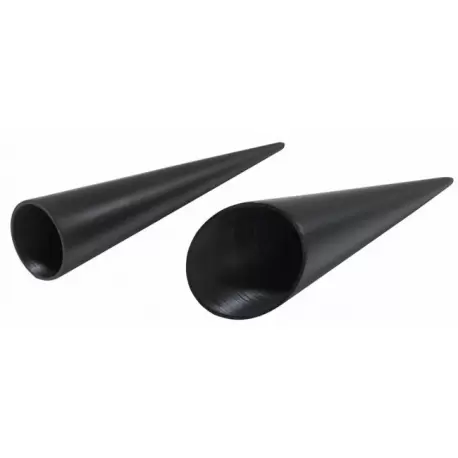 Matfer Bourgeat Exoglass® Cones Cream Horns Molds - 2X 5 1/2"- Pack Of 12