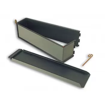 Matfer Bourgeat Exopan Plain Meat Pie Mold 19 3/4''x3 3/8''x 3 1/2''