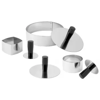Matfer Bourgeat Pack Down Tool For Molds/Rings - Diam. 2 1/2''