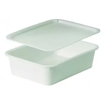 Matfer Bourgeat Rectangular Dough Container - 20 7/8" - 16 1/8"- 5 3/4" - Capacity 21Qts