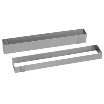 Matfer Bourgeat Rectangular Long Pastry Mousse Frame - 22x 3 1/2x 1 1/2''