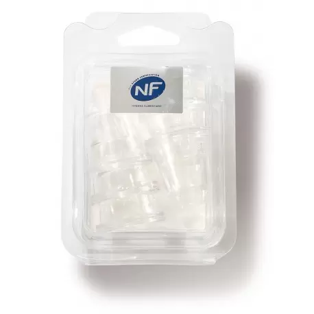Matfer Bourgeat Set Of 6 Polycarbonate Plain Tips -