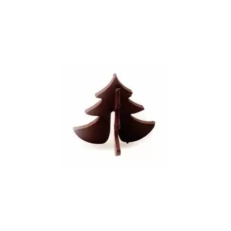 S0306 Rubber Chocolate chablons - Winter Trees Clips - Medium 5.5cm x 5.5cm Chocolate Chablons Mats S0306 Rubber Chocolate chablons - Winter Trees Clips - Medium 5.5cm x 5.5cm Chocolate Chablons Mats