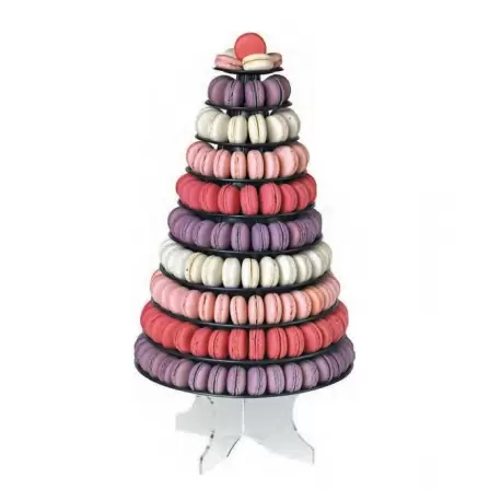 Pastry Chef's Boutique 12070 Clear Pyramid Display for Macarons - Holds up to 237 Macarons - Ht 46 cm - Ø base 33 cm. Macaron... Pastry Chef's Boutique 12070 Clear Pyramid Display for Macarons - Holds up to 237 Macarons - Ht 46 cm - Ø base 33 cm. Macaron...