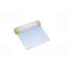 Pastry Chef's Boutique 2759 Plastic Rigid Dough Scraper -Straight Edge - 4.3'' Plastic Scrapers