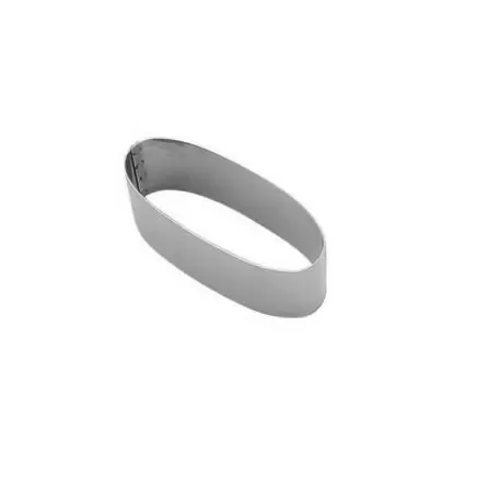 Pastry Chef's Boutique 2480 Stainless Steel Oval "Navette" Pastry Cutter Specialty Cookie Cutters Pastry Chef's Boutique 2480 Stainless Steel Oval "Navette" Pastry Cutter Specialty Cookie Cutters
