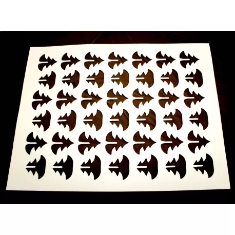S0305 Rubber Chocolate chablons - Christmas Trees Clips - Small 4.5cm x 4.5cm Chocolate Chablons Mats S0305 Rubber Chocolate chablons - Christmas Trees Clips - Small 4.5cm x 4.5cm Chocolate Chablons Mats