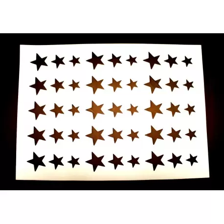 S0097 Rubber Chocolate Chablons - Stars - 3 Differents Star sizes 2.8cm - 3.4cm - 4.4cm Chocolate Chablons Mats S0097 Rubber Chocolate Chablons - Stars - 3 Differents Star sizes 2.8cm - 3.4cm - 4.4cm Chocolate Chablons Mats