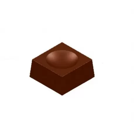 Chocolate World CW1647 Polycarbonate Base for Globe (CW 1648) Chocolate Mold - 26 x 26 x 12 mm - 9gr - 3x8 Cavity - 275x135x2... Chocolate World CW1647 Polycarbonate Base for Globe (CW 1648) Chocolate Mold - 26 x 26 x 12 mm - 9gr - 3x8 Cavity - 275x135x2...