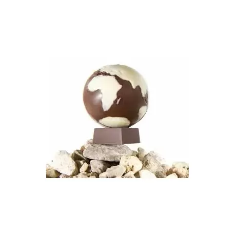 Chocolate World CW1647 Polycarbonate Base for Globe (CW 1648) Chocolate Mold - 26 x 26 x 12 mm - 9gr - 3x8 Cavity - 275x135x2... Chocolate World CW1647 Polycarbonate Base for Globe (CW 1648) Chocolate Mold - 26 x 26 x 12 mm - 9gr - 3x8 Cavity - 275x135x2...