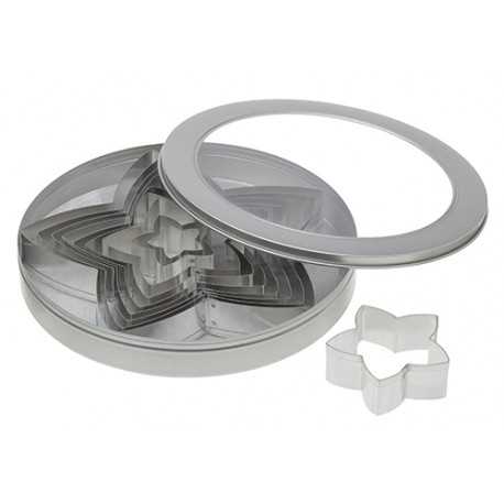 Ateco 7808 Ateco Star Stainless Steel Cookie Cutter Set - Set of 10 pcs Stainless Steel Cookie Cutters Ateco 7808 Ateco Star Stainless Steel Cookie Cutter Set - Set of 10 pcs Stainless Steel Cookie Cutters