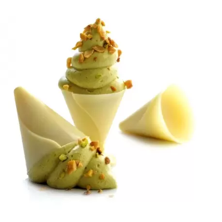 Martellato 20GU001 Polycarbonate Minichocofill Cones Chocolate Cones Petits Fours Mold - 20 pcs - Ø32 h37 mm Chocolate Cups M... Martellato 20GU001 Polycarbonate Minichocofill Cones Chocolate Cones Petits Fours Mold - 20 pcs - Ø32 h37 mm Chocolate Cups M...