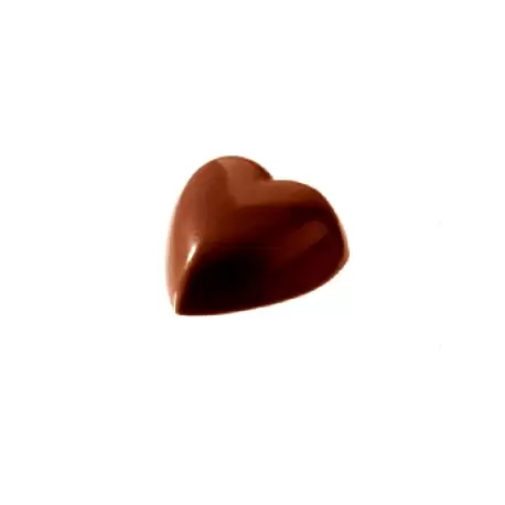 Chocolate World CW2143 Polycarbonate Small Heart Chocolate Mold - 20 x 20 x 8 mm - 2gr - Double Mold - 6x10 Cavity -275x135x2... Chocolate World CW2143 Polycarbonate Small Heart Chocolate Mold - 20 x 20 x 8 mm - 2gr - Double Mold - 6x10 Cavity -275x135x2...