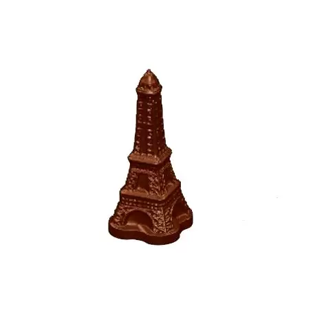Chocolate World CW2379 Polycarbonate French Eiffel Tower Chocolate Mold - 30 x 60 x 15 mm - 5.7gr - 2x6 Cavity - Double Mold ... Chocolate World CW2379 Polycarbonate French Eiffel Tower Chocolate Mold - 30 x 60 x 15 mm - 5.7gr - 2x6 Cavity - Double Mold ...