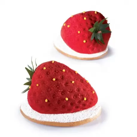 Pavoflex - TUTTIFRUTTI FRAGOLA STRAWBERRY - 30mmx40mm - 20 Cavity - Ø 71 x 54 x 46 mm H Vol: 90 ml Pavoflex - TUTTIFRUTTI FRAGOLA STRAWBERRY - 30mmx40mm - 20 Cavity - Ø 71 x 54 x 46 mm H Vol: 90 ml