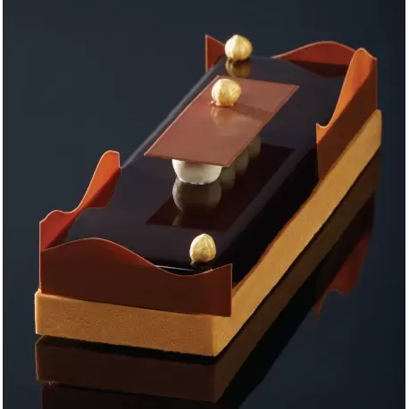 Pavoni X288020 Pavoni Smooth Rectangular Tart Ring 28cm x 8cm x 2cm - 11''x3.14''x0.75'' Rectangle Tart Rings Pavoni X288020 Pavoni Smooth Rectangular Tart Ring 28cm x 8cm x 2cm - 11''x3.14''x0.75'' Rectangle Tart Rings