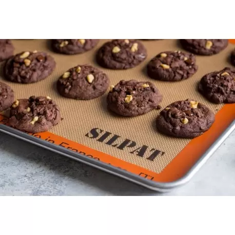 Sasa Demarle Silpat Premium Silicone Liner US Big Sheet Pan Size (2/3 Sheet Pan), 13.58’’x 19.5’’ for a 15’’x21’’ Sheet Pan.