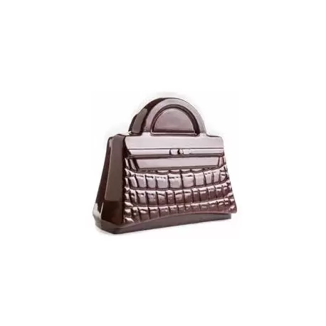 Chocolate World HM015 Polycarbonate Purse Chocolate Mold - H170 x L200 x W70 mm Object Mold Chocolate World HM015 Polycarbonate Purse Chocolate Mold - H170 x L200 x W70 mm Object Mold