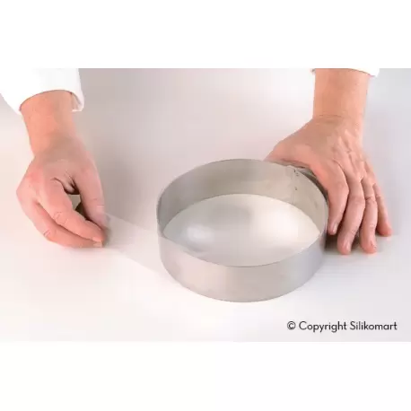 Silikomart 25.101.99.0065 Silikomart GOCCIA Entremet Waves Chablon Stripe Band for Entremets Ø 60 mm- Ø 260 mm - 45mm High. S... Silikomart 25.101.99.0065 Silikomart GOCCIA Entremet Waves Chablon Stripe Band for Entremets Ø 60 mm- Ø 260 mm - 45mm High. S...