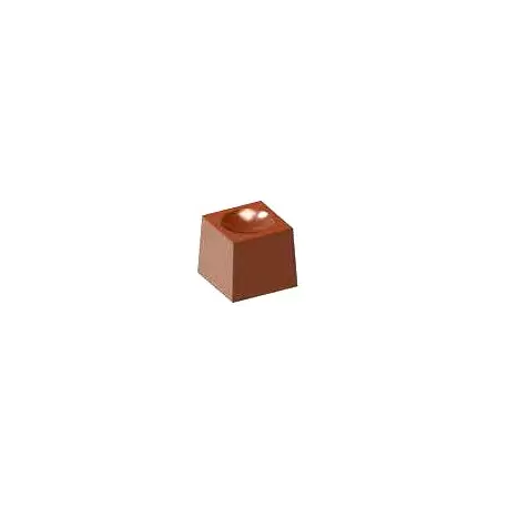 Chocolate World CW1695 Polycarbonate Cube with Indent Chocolate Mold - 22.5 x 22.5 x 20 mm - 11.5gr - 4x8 Cavity - 275x135x24... Chocolate World CW1695 Polycarbonate Cube with Indent Chocolate Mold - 22.5 x 22.5 x 20 mm - 11.5gr - 4x8 Cavity - 275x135x24...