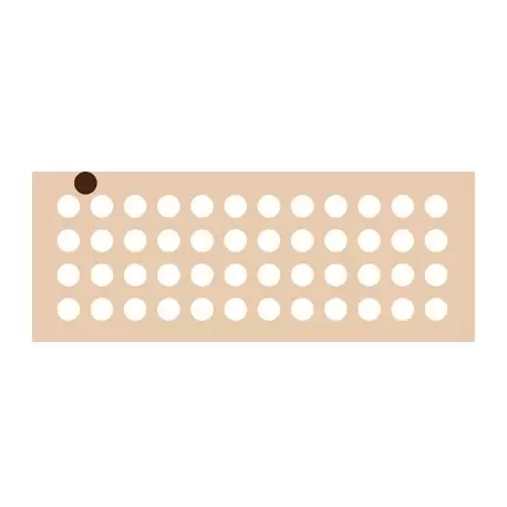CI15 Rubber Chocolate chablons - Circle - 1.5cm x 1.5cm Chocolate Chablons Mats CI15 Rubber Chocolate chablons - Circle - 1.5cm x 1.5cm Chocolate Chablons Mats