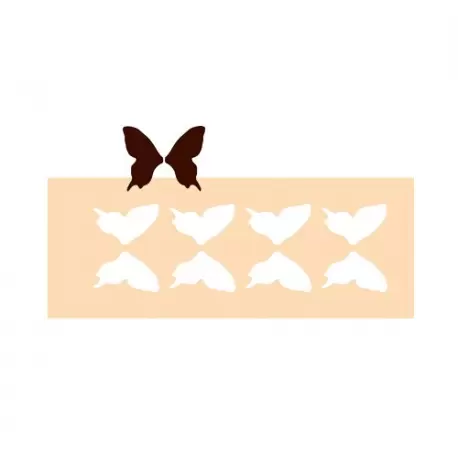 CHBUT Rubber Chocolate chablons - Big Butterflies - 4 Indents Chocolate Chablons Mats CHBUT Rubber Chocolate chablons - Big Butterflies - 4 Indents Chocolate Chablons Mats
