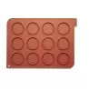 Silikomart Whoopies Pies Silicone mat - 300 x 400 x 1,5 mm – Ø 70 mm - 12 Indents