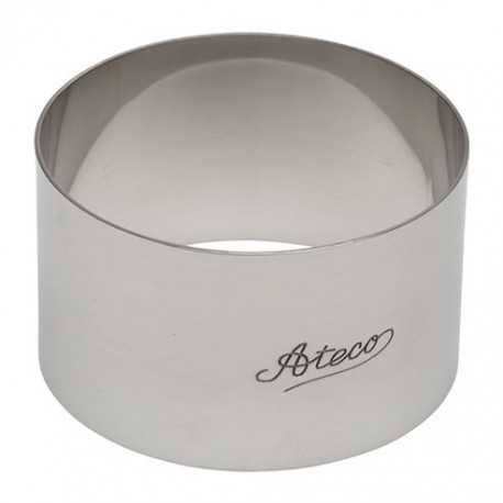 Ateco 4951 Ateco Stainless Steel Individual Pastry Ring - Round 2.75'' diam. 2.1''high Individual Cake Rings Ateco 4951 Ateco Stainless Steel Individual Pastry Ring - Round 2.75'' diam. 2.1''high Individual Cake Rings