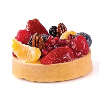 Pastry Chef's Boutique PCB50354 Round Tart Shell Straight Edge Pure Butter - 3.15'' - 108 pces Sweet Pastry shells Pastry Chef's Boutique PCB50354 Round Tart Shell Straight Edge Pure Butter - 3.15'' - 108 pces Sweet Pastry shells