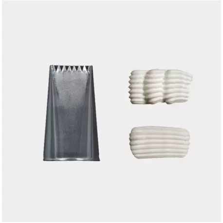 De Buyer 2113.08 De Buyer Stainless Steel Star Ribbon Pastry Tip - 20x3mm Basketwave and Ribbon Pastry Tips De Buyer 2113.08 De Buyer Stainless Steel Star Ribbon Pastry Tip - 20x3mm Basketwave and Ribbon Pastry Tips