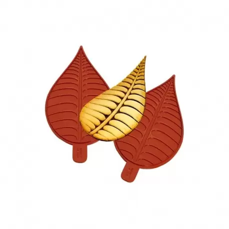 01087 Mini Long Leaves Showpeel Silicon Mold 110x60mm - set of 2 Showpeel Silicone Molds