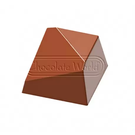 Chocolate World CW1799 Polycarbonate Square Diagonal w/ Indent Chocolate Mold - 27.5 x 27.5 x 17.2 mm - 12.5gr - 3x7 Cavity -... Chocolate World CW1799 Polycarbonate Square Diagonal w/ Indent Chocolate Mold - 27.5 x 27.5 x 17.2 mm - 12.5gr - 3x7 Cavity -...