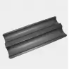 Perforated non-stick iron Baguette baking tray for 2 baguettes - 37 x 16.2 x 0.6 mm - Mallard Ferriere
