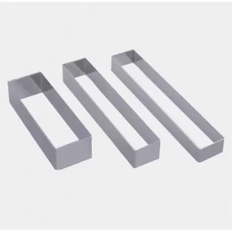 De Buyer 3943.13 De Buyer Stainless Steel Long Rectangle Shape for Plate Dressing - 12 x 4.3 x 4 cm Decorating Tools De Buyer 3943.13 De Buyer Stainless Steel Long Rectangle Shape for Plate Dressing - 12 x 4.3 x 4 cm Decorating Tools