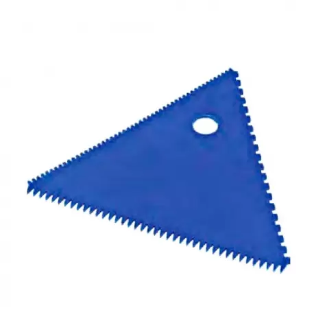 Pastry Chef's Boutique M2765 Plastic Triangular 3 Sided Pastry Comb Ruler and Pastry Combs Pastry Chef's Boutique M2765 Plastic Triangular 3 Sided Pastry Comb Ruler and Pastry Combs