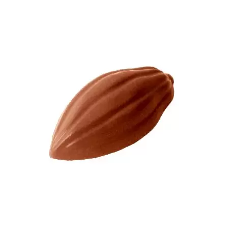 Chocolate World CW1558 Polycarbonate Cocoa Bean Chocolate Mold - 50 x 24 x 12 mm - 8gr - 2x8 Cavity - 275x135x24mm Traditiona... Chocolate World CW1558 Polycarbonate Cocoa Bean Chocolate Mold - 50 x 24 x 12 mm - 8gr - 2x8 Cavity - 275x135x24mm Traditiona...
