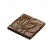 Polycarbonate Napolitain Cocoa Bean Chocolate Mold - 34x34x4 mm - 3x6 pc - 5 gr - 135x275x24mm - Chocolat Form