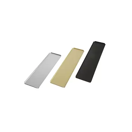 Chocolate World SIL9046 Black Long Rectangle Plastic Display Tray for Chocolates - 100 x 500 mm Display for Chocolates Chocolate World SIL9046 Black Long Rectangle Plastic Display Tray for Chocolates - 100 x 500 mm Display for Chocolates