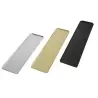 Chocolate World SIL9046 Black Long Rectangle Plastic Display Tray for Chocolates - 100 x 500 mm Display for Chocolates